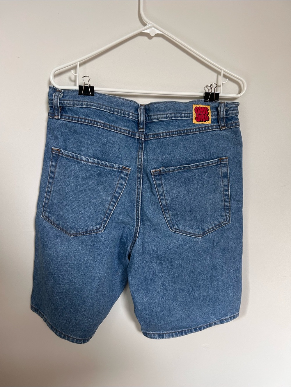 EMPYRE Blue Relaxed Fit Men's Denim Shorts - Picture 2 of 2